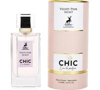 MAISON ALHAMBRA CHIC VELVET PINK SECRET 100ML EDP SPRAY BRAND NEW & SEALED
