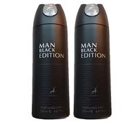 MAISON ALHAMBRA MAN BLACK EDITION Deodorant Spray 2X 200ml