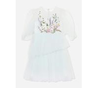 Maison Ava Girls Ariel Tulle Occasion Dress in Blue - Blue - 16 Yrs