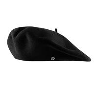 Maison Berblanc - French Beret Basque, Traditional, Natural Water Repellent Fabric Le Saint Jean - Noir