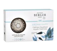 MAISON BERGER Aroma Happy Aquatic Freshness Car Diffuser Set