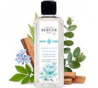 MAISON BERGER Aroma Wake-Up Lamp Berger Fragrance Refill, 500 mL - 2-in-1 Catalytic System, Neutralizes Odours Then Diffuses Fragrance, Eucalyptus and Cedarwood with a Citrus Boost