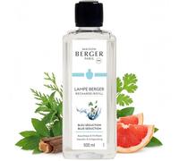 MAISON BERGER - Lampe Berger Fragrance Refill - 500ml Home Scent Oil for Catalytic Diffuser - Purifies Air & Removes Odors - Made in France - 40 Hours of Diffusion (Bleu Seduction)