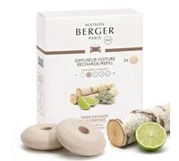 MAISON BERGER Car Diffuser Refill Wilderness, Pack of 2 Ceramics