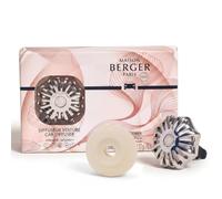 Maison Berger Scented Car Diffuser - Metal Clip 4.5 cm with Refill Included, Made in France - Air Vent Clip - Up to 4 Weeks Diffusion (Corali Lady Flower)