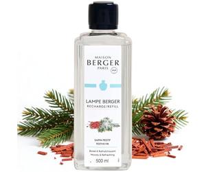 MAISON BERGER Festive Fir Lamp Berger Fragrance Refill, 500 mL - 2-in-1 Catalytic System, Neutralizes Odours Then Diffuses Fragrance, Balsam Fir with Pine, Eucalyptus and Spiced Wood
