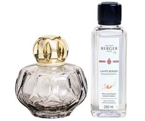 MAISON BERGER, Gifteset Rosalie Catalytic Lamp Brown + Petillance Exquise Perfume Refill 250 ml