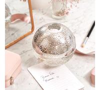 Maison Berger Gravity Lamp Berger Burner - Grey Black Clear Cream Glass Sphere