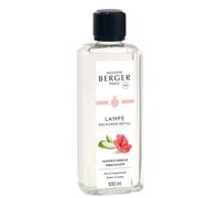 MAISON BERGER - Hibiscus Love Home Fragrance Refill, 1L (33.8 Fluid Ounces) - Catalytic Diffuser Air Purifier - Romantic Rose & Lily of the Valley - 160h Diffusion - French Luxury for Lampe Berger