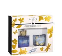 Maison Berger - Lolita Lempicka Violet Mini Bouquet & Candle Duo - Prefilled Bouquet - 100% Natural Plant Wax Candle - Gift Box