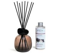 Maison Berger Mineral Scented Bouquet - Diffuser & Refill 180ml with 6 Sticks - Long Lasting 6 Week Scent - Modern Design - Ready to Use Ideal Home Gift (Beige Vanilla Magnificence)