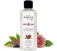 Maison Berger Mystic Leather Lamp Berger Fragrance Refill, 500 mL - 2-in-1 Catalytic System, Neutralizes Odours Then Diffuses Fragrance, Suede and Cardamom with a Warm Spicy Trail