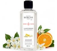 MAISON BERGER Orange Blossom Lamp Berger Fragrance Refill, 500 mL - 2-in-1 Catalytic System, Neutralizes Odours Then Diffuses Fragrance, Soft Green Floral Opening with Radiant White Blossoms