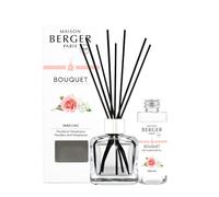 MAISON BERGER - Scented Bouquet - Transparent Ice Cube Model - 6 Black Strands - 21cm - 100ml Refill Included - Broadcast Duration 4 to 6 weeks (Paris Chic)