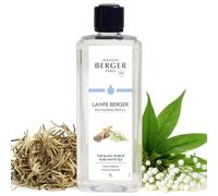 Maison Berger - Pure White Tea Lamp Berger Refill - Ready to Use - Perfumes & Purifies - Delicate, Even & Long-Lasting Diffusion - 1 L
