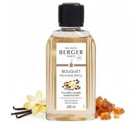 MAISON BERGER Reed Diffuser Refill Amber Powder 200 ml | Amber Powder 200 ml refill for reed diffusers, continuous diffusion around 4 weeks, no flame