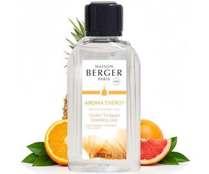 Maison Berger - Reed Diffuser Refill Aroma Energy - Home Fragrance Refill for the Home 200 ml - Made in France - Long-Lasting, Gentle and Continuous Diffusion