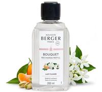 Maison Berger - Reed Diffuser Refill Lady Flower - Home Fragrance Refill for the Home 200 ml - Made in France - Long-Lasting, Gentle and Continuous Diffusion
