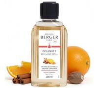 MAISON BERGER Reed Diffuser Refill Orange Cinnamon 200 ml | Orange Cinnamon 200 ml refill for reed diffusers, continuous diffusion around 4 weeks, no flame