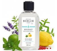 MAISON BERGER Reed Diffuser Refill Zest of Verbena 200 ml | Zest of Verbena 200 ml refill for reed diffusers, continuous diffusion around 4 weeks, no flame