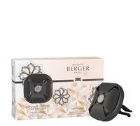 Maison Berger Scented Car Diffuser - Metal Clip 4.5 cm with Refill Included, Made in France - Vent Clip - Up to 4 Weeks Diffusion (Eternity Gun Metal)