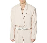 maison blanche All Gender Cropped Jacket, Hushed Violet, 6