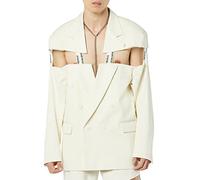 maison blanche All Gender Cut-Through Jacket, Dirty-White, 6