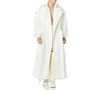 maison blanche All Gender Long Sleeve Trench-Coat, Off White, 6