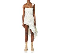 maison blanche All Gender Suit-Dress, Grey and Green Print, 8