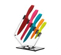 Maison by Premier 5pc Multi Colour Soft Grip Handle Knife Set