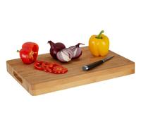 Kyoto Natural Bamboo Butchers Chopping Board with Handles