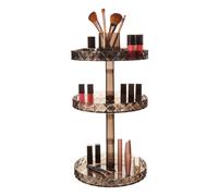 Maison by Premier Beauty Three Tier Revolving Black Cosmetic Organiser