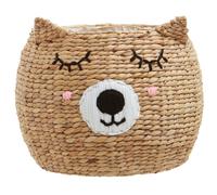 Lidi Cat Face Basket, Handwoven Premier Housewares Natural One Size