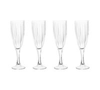 Maison by Premier Champagne Flutes Beaufort Crystal Set of 4