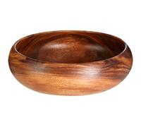 Interiors By Ph Large Round Salad Bowl, Acacia Wood