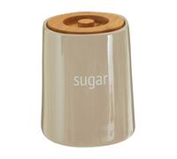 Maison by Premier Fletcher Ceramic Sugar Canister Premier Housewares Brown One Size