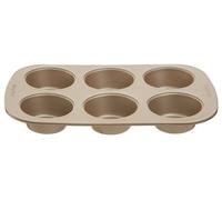 Maison by Premier From Scratch Six Muffin Tray Non Stick Champagne
