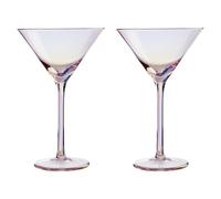 Maison by Premier Frosted Deco Set of 2 Martini Glasses
