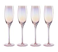 Maison by Premier Frosted Deco Set Of 4 Champagne Glasses