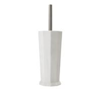 Maison by Premier Grey Toilet Brush With Holder, Loo Brush Holder With Stainless Steel Handle, Compact Toilet Scrubber Brush