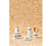 Maison by Premier Grocer White Metal Sugar Canister