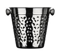 Maison by Premier Hammered Effect Stainless Steel Ice Bucket