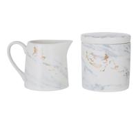 Maison by Premier Marble Luxe Sugar Pot And Creamer