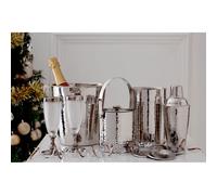 Maison by Premier Martel Stainless Steel Hammered Effect Ice Bucket