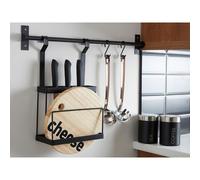 Maison by Premier Matt Black Knife Storage Rack