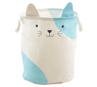 Premier Housewares Mimo Cat Face Laundry Bag - White