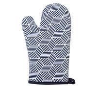 Maison by Premier Oven Glove Modern Retro Navy/White