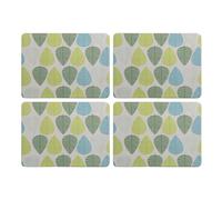 Maison by Premier Placemats Leaf Rectangle Blue/Green 4pcs