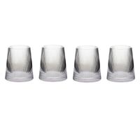 Maison by Premier Set of Four Ribbed Glass Tumblers