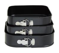 Maison by Premier Set Of Three Non Stick Square Cake Tins